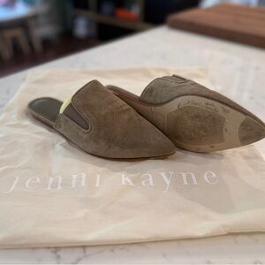Jenni Kayne Taupe Shearling Mules